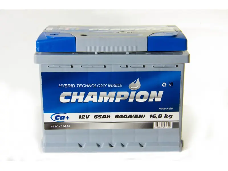 Купить Аккумулятор Champion Gray 65 Ah (1) 640 A